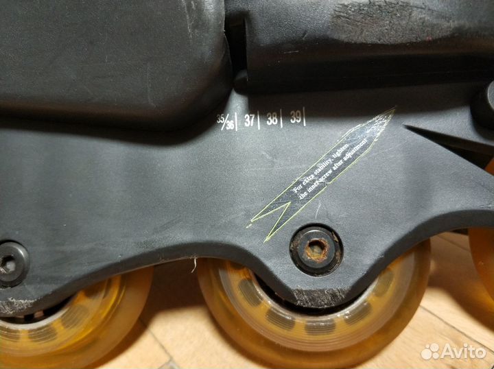 Роликовые коньки раздвижные 35-39