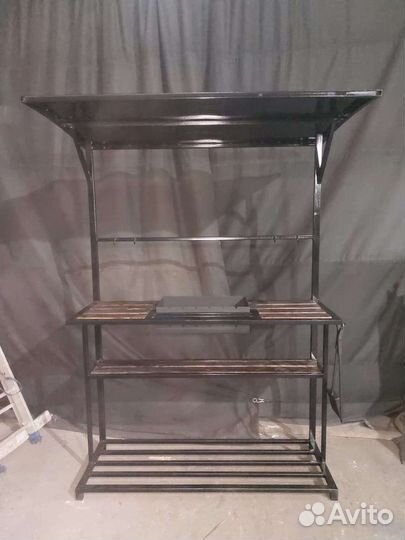 Мангал с крышей