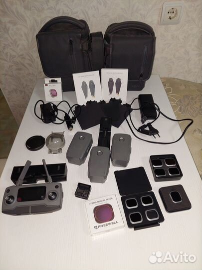 DJI mavic 2 PRO/zoom пульт RC1A + аккумуляторы