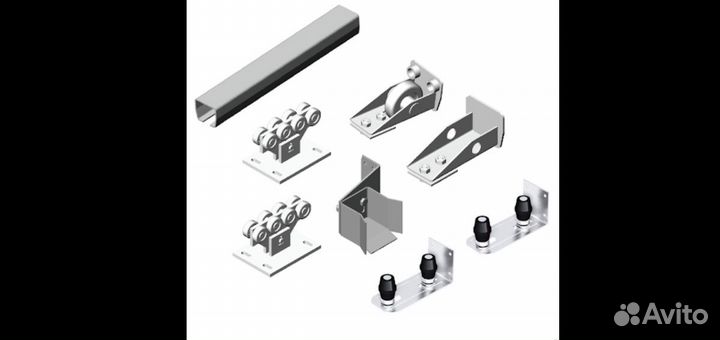 Комплектующие для откатных сдвижных ворот DoorHan