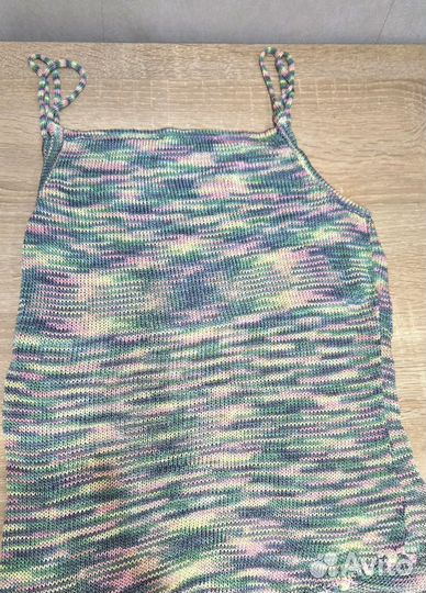 Вязаный топ 100% вискоза (S)