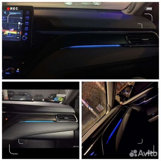 Подсветка на панель камри 70 75