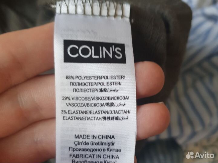 Платье хаки colins М