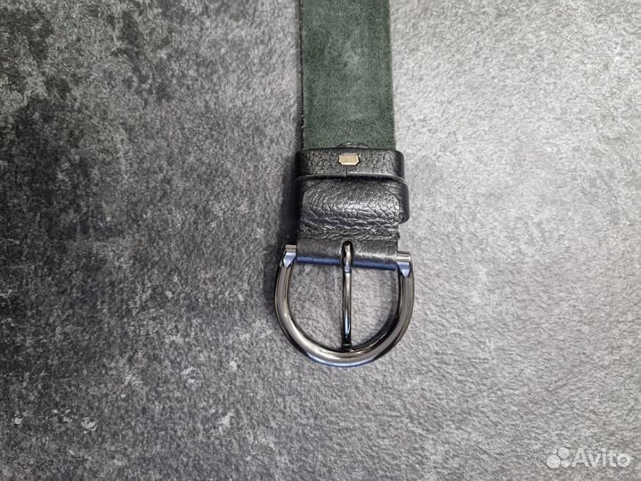 Ремень женский кожаный. Зернистая кожа