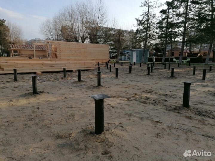 Винтовые сваи / Фундамент