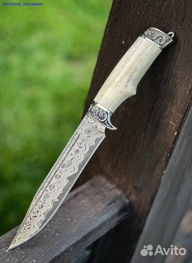 Нож Дамаск рог лося (Арт.57987)