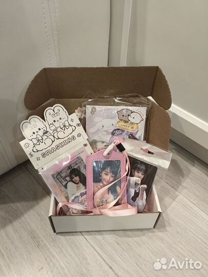 K-pop бокс Minnie g-idle с протекторами к поп