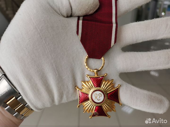 Крест за заслуги 1ой степени Польша дефект