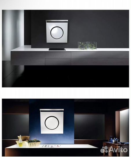 Вытяжка для кухни наклонная elica om wh/f/80