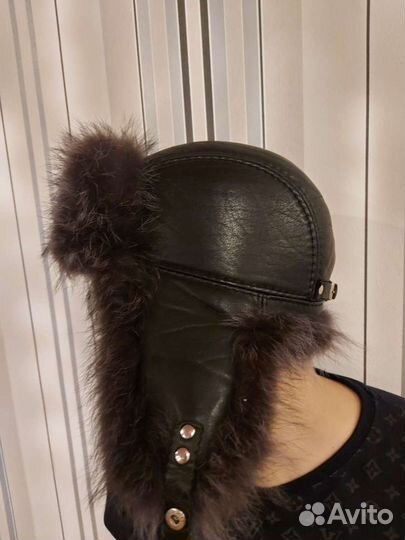 Мужская шапка ушанка