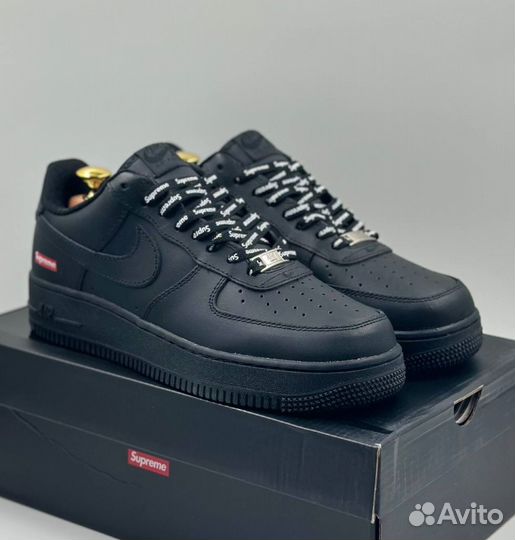 Nike Air Force 1 Low & Supreme Black