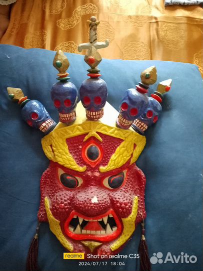 Маска монгольская