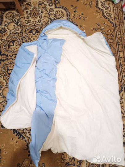 Зимний пуховый конверт