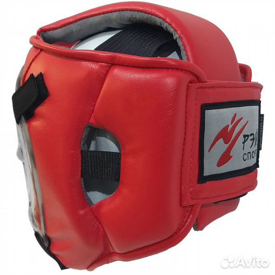 Шлем с пластиковой маской Рэй-Спорт Кристалл-11