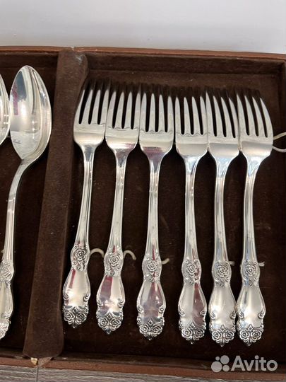 Набор столовых приборов мельхиор СССР