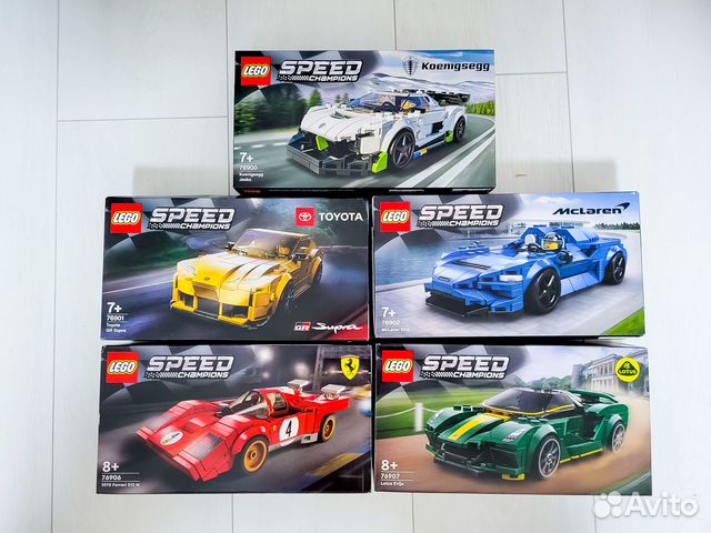 Lego Speed Champions, Lego City. В ассортименте