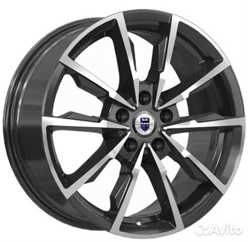 K&K Меренге 7,5x17 5x112 ET45 DIA66.6 алмаз черный