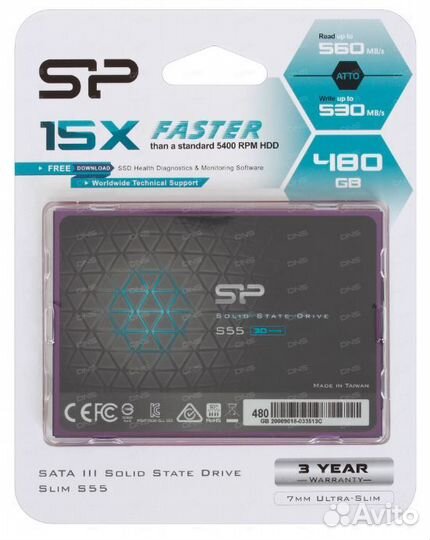 SSD диск 480 гб 2.5