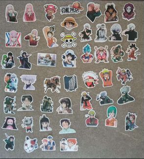 Наклейки Стикеры Аниме