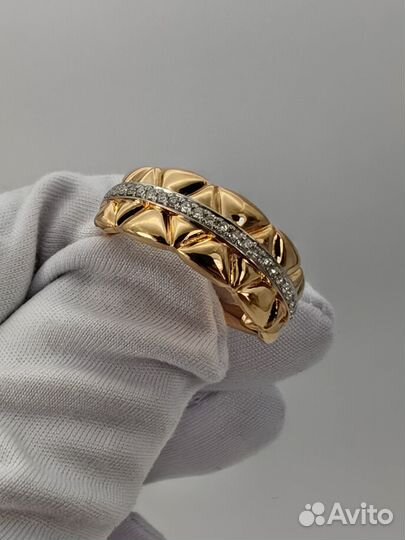 Золотое Кольцо 585 пробы с бриллиантами. Рассрочка