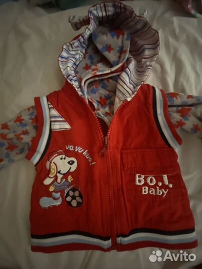 Брендовые вещи пакетом на мальчика 86 92 98