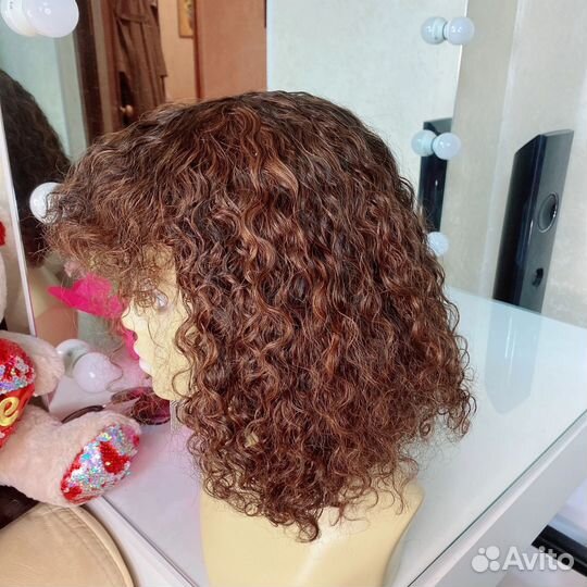 Парик кудри из натуральных волос