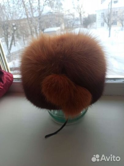 Шапка женская песец