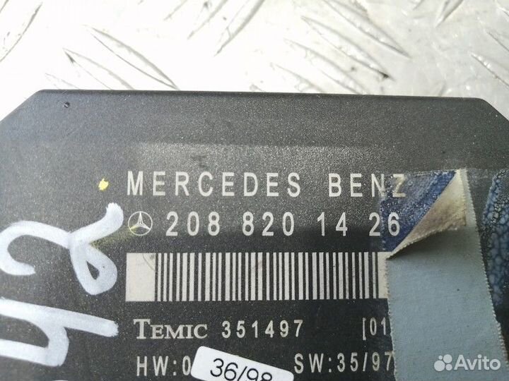 Блок управления дверью Mercedes-Benz CLK-Class I