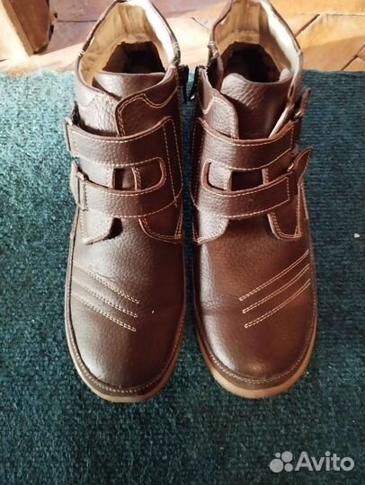 Ботинки женские демисезонные кожаные