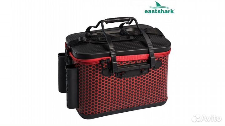 Ящик рыболовный с держателями удилищ размер М