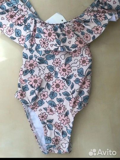 Купальник слитный для девочки