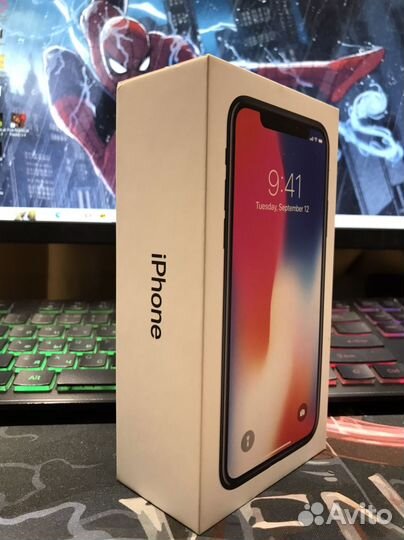 Коробка от iPhone X(Space Grey 64gb)