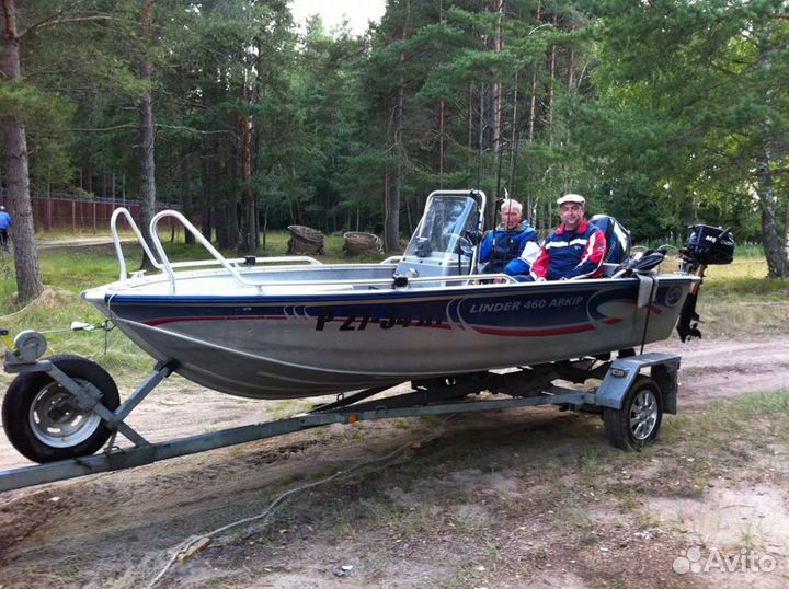 Лодка linder 460 arkip, 2008 г
