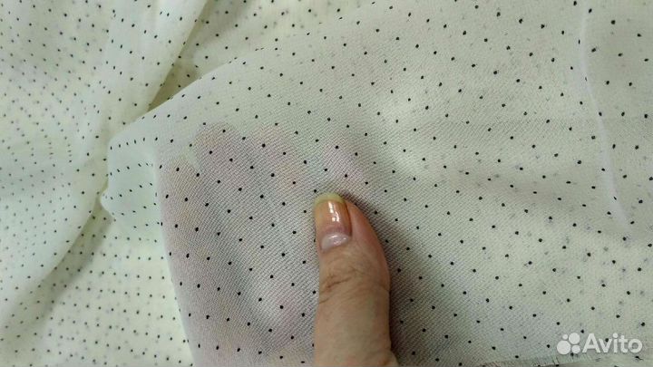 Ткань шифон 1.4м с вышивкой