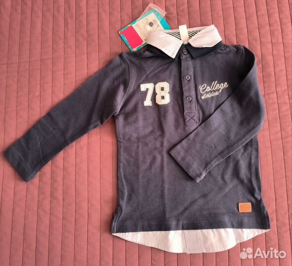 Джемпер с сорочкой, р. 92