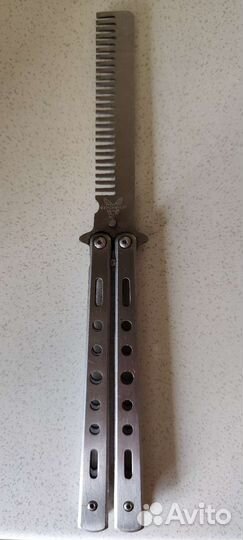 Нож бабочка расческа