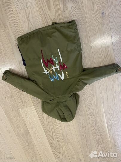 Парка, куртка для девочки, рост 110 Zara