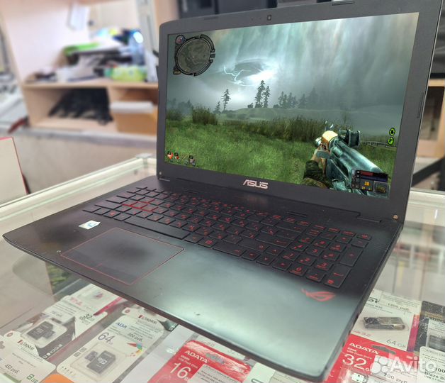 Игровой ноутбук asus ROG GL552VW (Core-i7, 8GB, GT