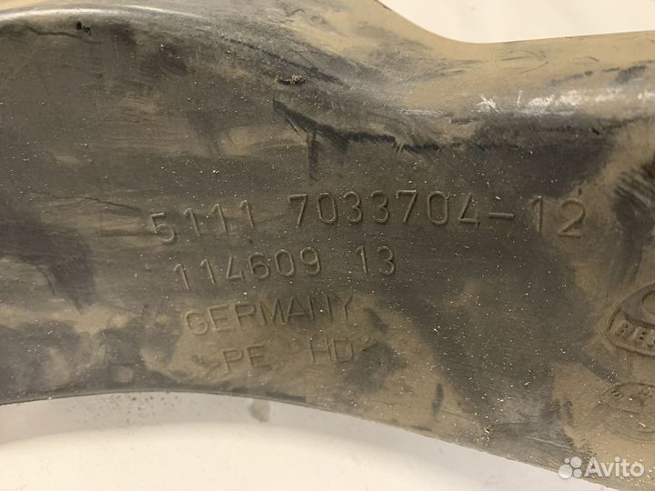 Воздуховод тормозов передний правый Bmw 5 E60