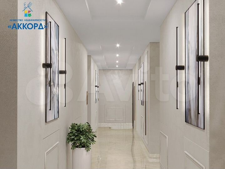 2-к. квартира, 77,1 м², 3/15 эт.