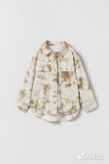 Вельветовая рубашка Zara 164