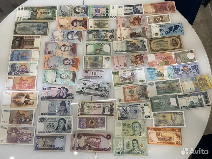 Иностранные, Российские, Советские банкноты, боны