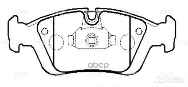 Колодки тормозные перед BMW 3 E46-E36 GK0001 CTR