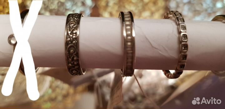 Кольцо серебро