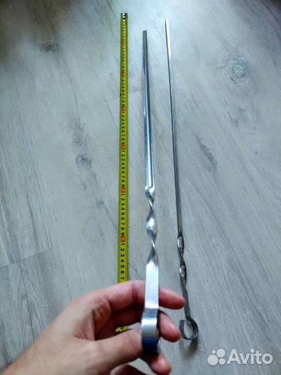 Длинный, прочный шампур 750мм, 2шт