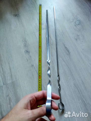 Длинный, прочный шампур 750мм, 2шт