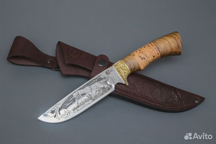 Нож охотничий «Лорд» 65х13 с гравировкой