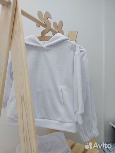 Костюм детский из велюра / рост 86-92, 98-104