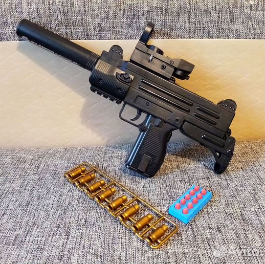 Пистолет пулемет UZI узи с мягкими пулями