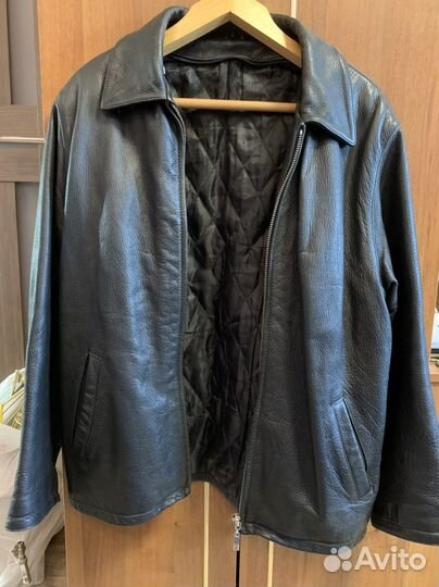 Кожаная куртка мужская